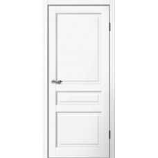 Дверь межкомнатная Сибирь Профиль Классик C03 Эмалит белый, глухое полотно